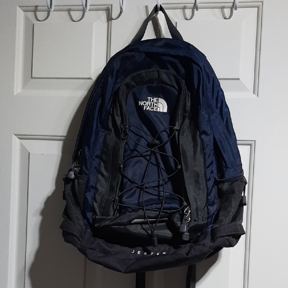 The North Face Men's Navy and Black Backpack